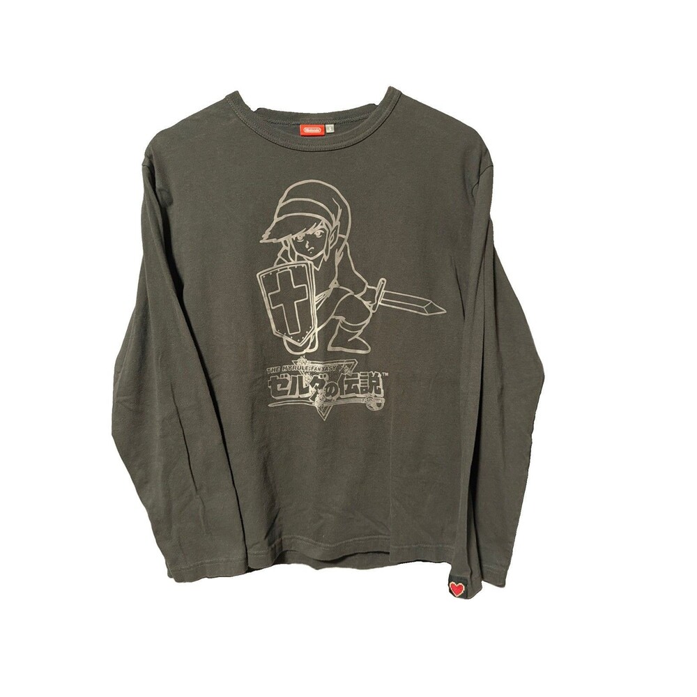 The Legend of Zelda T-shirt Long Sleeve Size S Nintendo Tokyo JAPAN